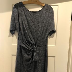 Ann Taylor Factory Navy wrap dress